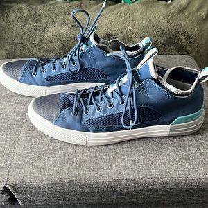 Converse in dark blue